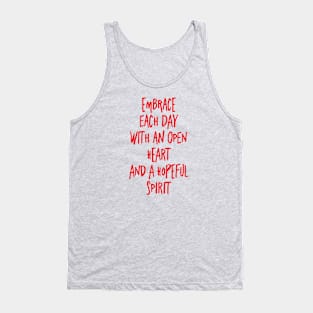 Motivational Quote Tank Top